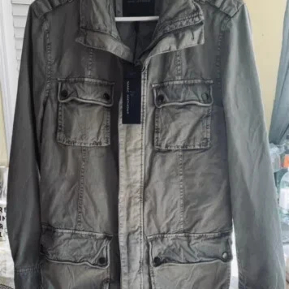 Marc Anthony Gray Military Field Jacket